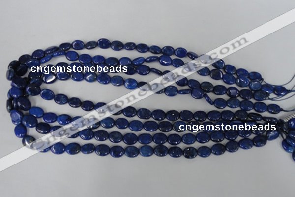 CNL478 15.5 inches 8*10mm oval natural lapis lazuli gemstone beads