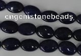CNL479 15.5 inches 8*12mm oval natural lapis lazuli gemstone beads