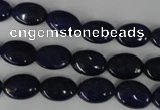 CNL479 15.5 inches 8*12mm oval natural lapis lazuli gemstone beads