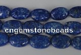 CNL480 15.5 inches 9*13mm oval natural lapis lazuli gemstone beads