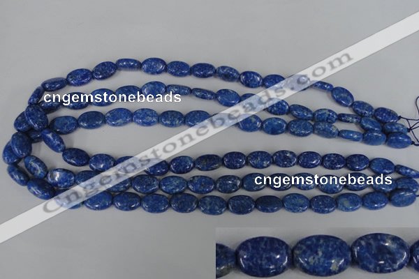 CNL480 15.5 inches 9*13mm oval natural lapis lazuli gemstone beads