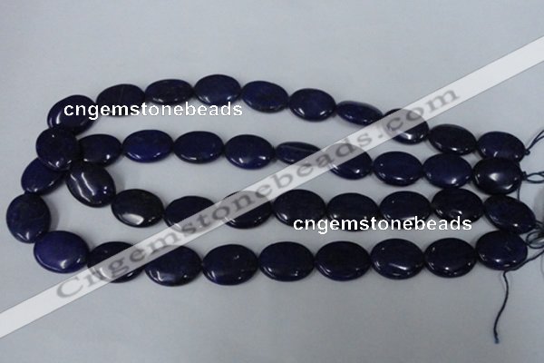 CNL484 15.5 inches 15*20mm oval natural lapis lazuli gemstone beads