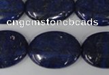 CNL485 15.5 inches 18*25mm oval natural lapis lazuli gemstone beads