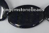 CNL487 15.5 inches 25*35mm oval natural lapis lazuli gemstone beads