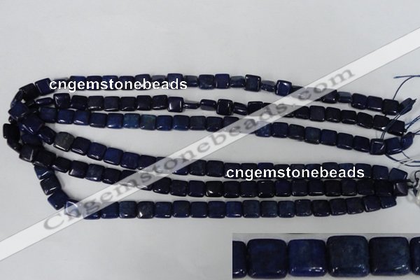 CNL510 15.5 inches 8*8mm square natural lapis lazuli gemstone beads