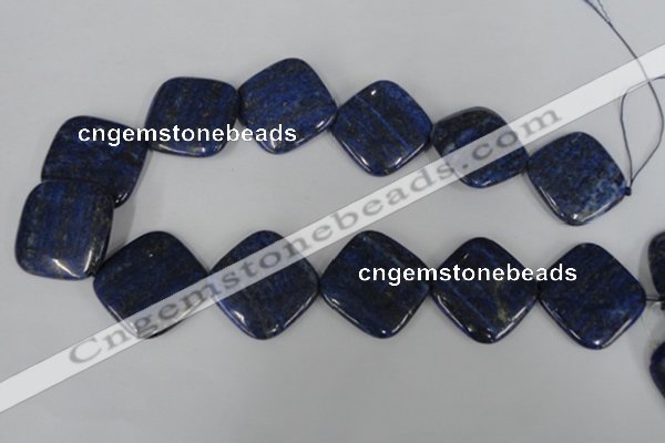 CNL528 15.5 inches 30*30mm diamond natural lapis lazuli gemstone beads