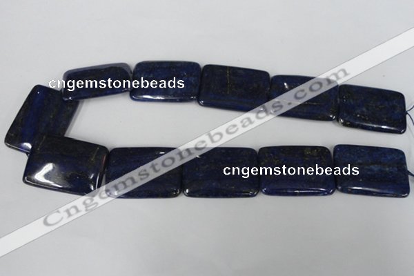 CNL538 15.5 inches 25*35mm rectangle natural lapis lazuli gemstone beads