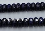 CNL612 15.5 inches 6*10mm rondelle natural lapis lazuli gemstone beads