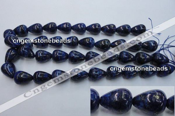 CNL619 15.5 inches 15*20mm teardrop natural lapis lazuli gemstone beads