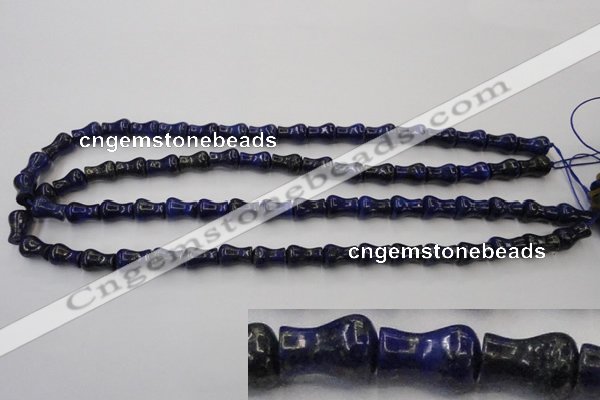 CNL630 15.5 inches 8*12mm vase-shaped natural lapis lazuli beads