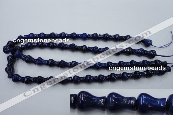 CNL631 15.5 inches 10*14mm vase-shaped natural lapis lazuli beads