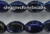 CNL637 15.5 inches 13*19mm star fruit shaped natural lapis lazuli beads