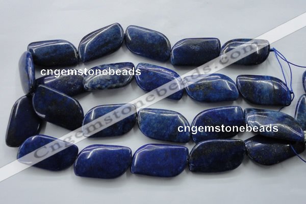 CNL650 15.5 inches 21*38mm marquise natural lapis lazuli beads