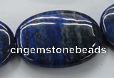 CNL665 15.5 inches 30*40mm oval natural lapis lazuli beads