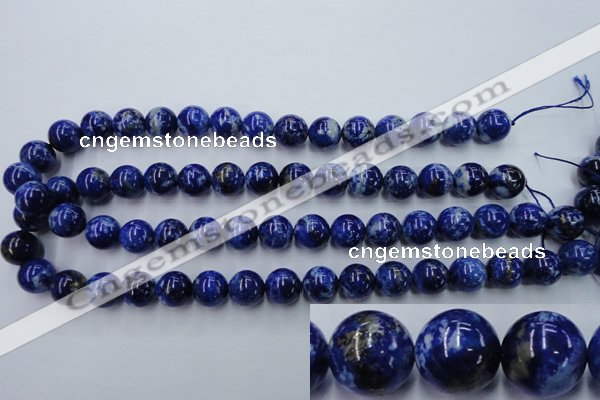 CNL716 15.5 inches 12mm round natural lapis lazuli gemstone beads