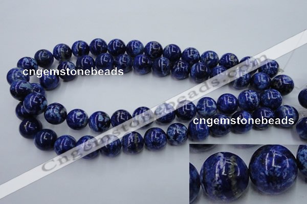 CNL717 15.5 inches 14mm round natural lapis lazuli gemstone beads