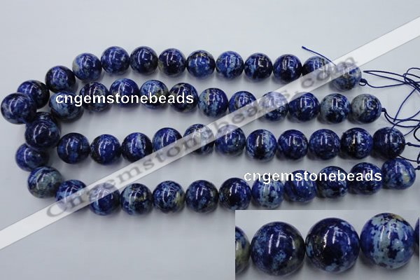 CNL718 15.5 inches 16mm round natural lapis lazuli gemstone beads