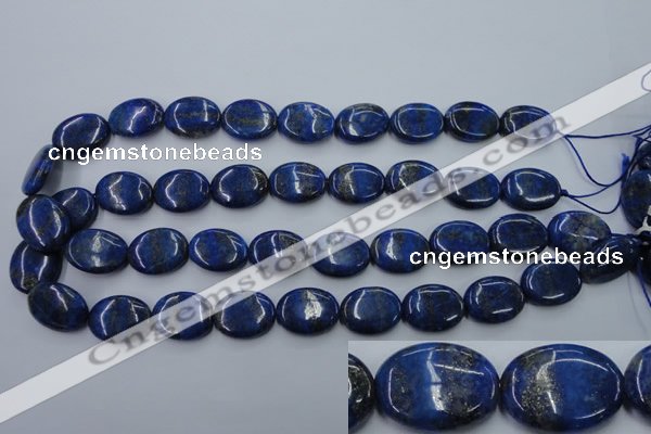 CNL754 15.5 inches 15*20mm oval natural lapis lazuli gemstone beads