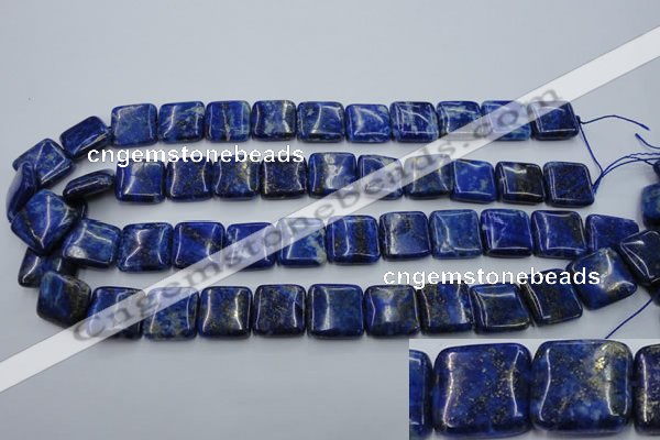 CNL770 15.5 inches 16*16mm square natural lapis lazuli gemstone beads