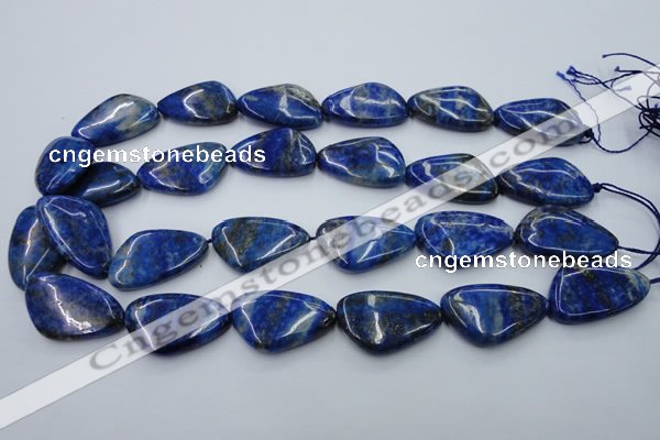 CNL778 15.5 inches 18*30mm freeform natural lapis lazuli gemstone beads