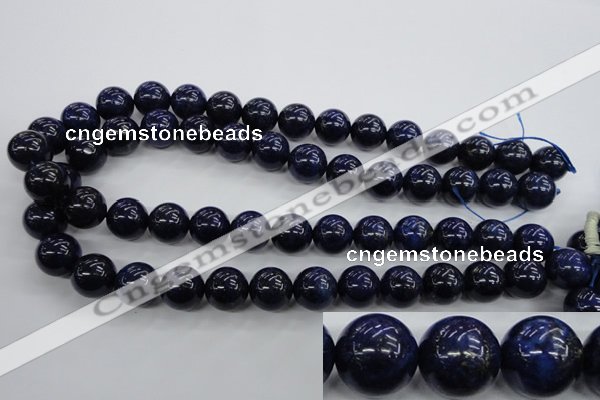 CNL855 15.5 inches 14mm round natural lapis lazuli gemstone beads