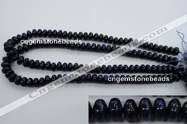 CNL863 15.5 inches 6*10mm rondelle natural lapis lazuli gemstone beads