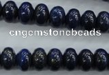 CNL864 15.5 inches 8*12mm rondelle natural lapis lazuli gemstone beads