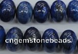 CNL866 15.5 inches 12*16mm rondelle natural lapis lazuli gemstone beads