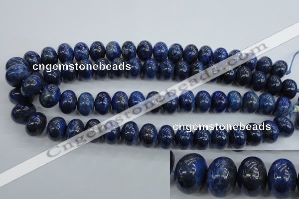 CNL866 15.5 inches 12*16mm rondelle natural lapis lazuli gemstone beads