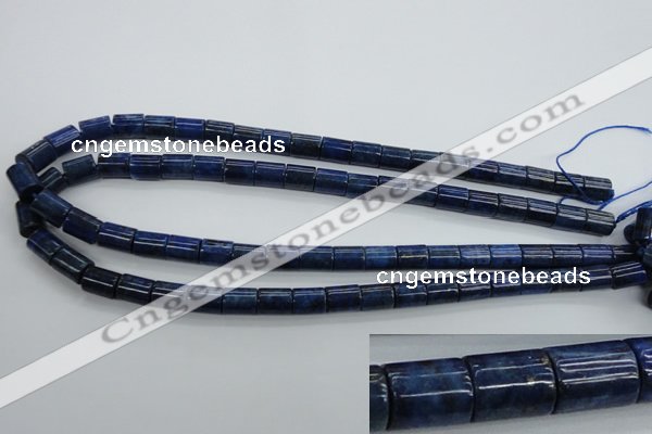 CNL886 15.5 inches 8*10mm tube natural lapis lazuli gemstone beads