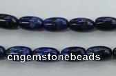 CNL891 15.5 inches 7*12mm rice natural lapis lazuli gemstone beads