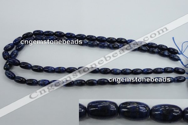 CNL891 15.5 inches 7*12mm rice natural lapis lazuli gemstone beads