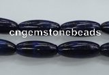 CNL893 15.5 inches 8*20mm rice natural lapis lazuli gemstone beads