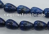 CNL901 15.5 inches 10*14mm teardrop natural lapis lazuli gemstone beads