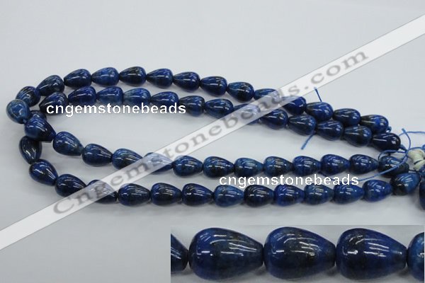 CNL901 15.5 inches 10*14mm teardrop natural lapis lazuli gemstone beads