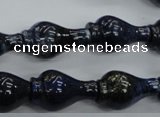 CNL918 15.5 inches 13*22mm vase-shaped natural lapis lazuli beads