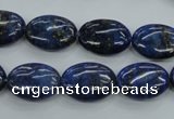 CNL942 15.5 inches 12*16mm oval natural lapis lazuli gemstone beads