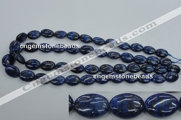 CNL942 15.5 inches 12*16mm oval natural lapis lazuli gemstone beads