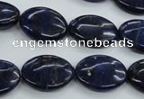 CNL944 15.5 inches 15*20mm oval natural lapis lazuli gemstone beads