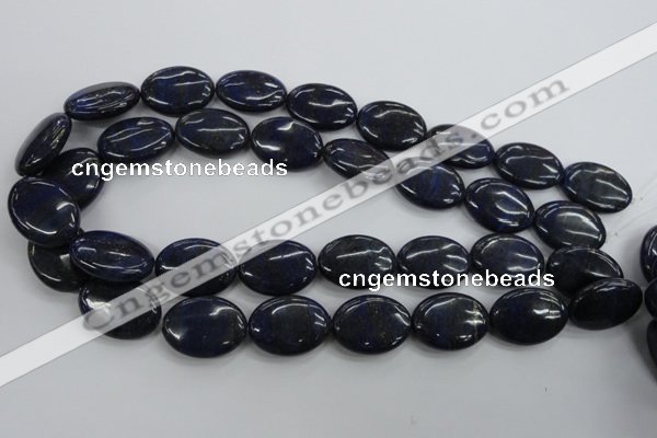 CNL945 15.5 inches 18*25mm oval natural lapis lazuli gemstone beads