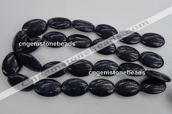 CNL946 15.5 inches 20*30mm oval natural lapis lazuli gemstone beads