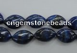 CNL951 15.5 inches 10*15mm marquise natural lapis lazuli gemstone beads