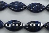 CNL952 15.5 inches 12*20mm marquise natural lapis lazuli gemstone beads