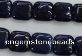 CNL963 15.5 inches 14*14mm square natural lapis lazuli gemstone beads