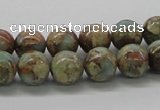 CNS02 16 inches 10mm round natural serpentine jasper beads wholesale