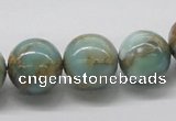 CNS04 16 inches 16mm round natural serpentine jasper beads wholesale