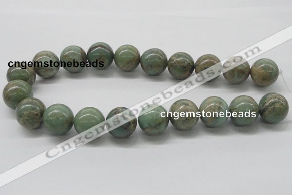 CNS05 16 inches 20mm round natural serpentine jasper beads wholesale