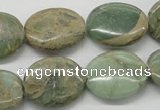 CNS14 16 inches 15*20mm oval natural serpentine jasper beads