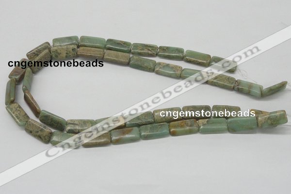 CNS19 16 inches 10*20mm rectangle natural serpentine jasper beads