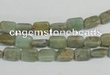 CNS253 15.5 inches 6*8mm rectangle natural serpentine jasper beads